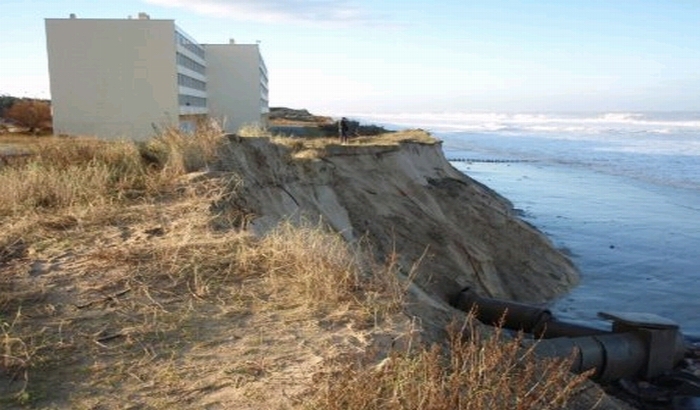 Les tempêtes successives font reculer le littoral aquitain