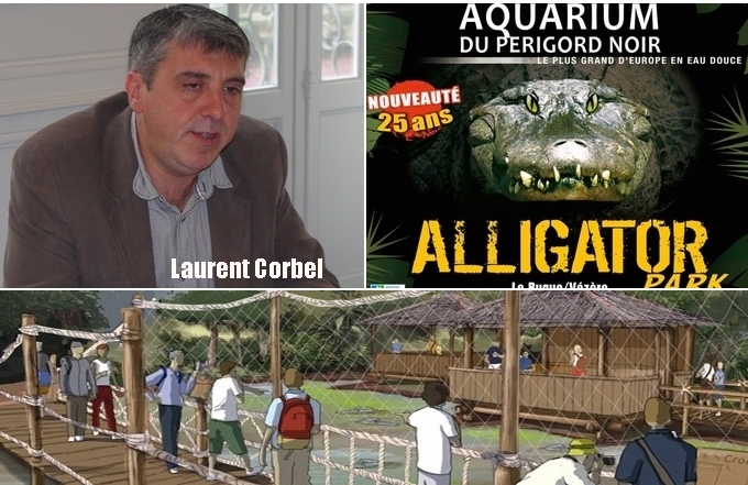 Aquarium du Périgord Noir:poissons des rivières et alligators des bayous