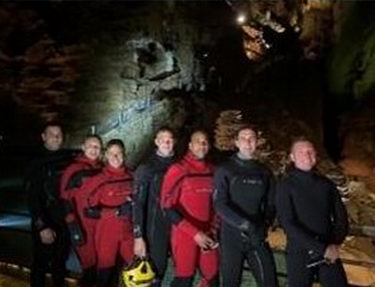 Les pompiers de Paris au gouffre de Padirac