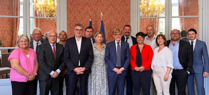 Une rencontre Marc Fesneau  agriculteurs girondins
