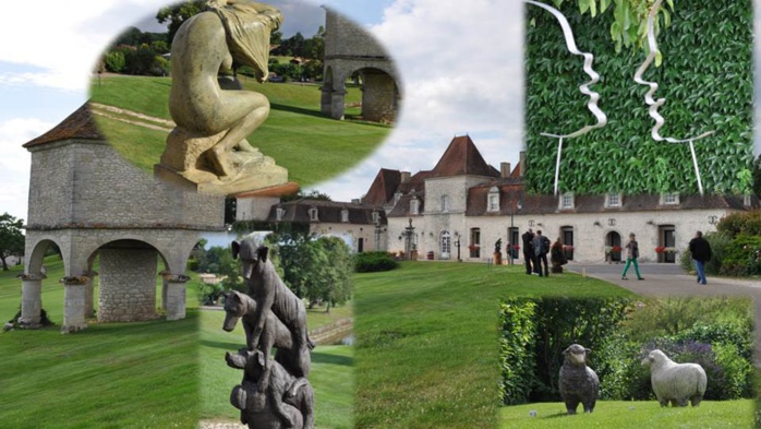 Sculptures au Jardin au Domaine des Vigiers à Monestier (Dordogne)