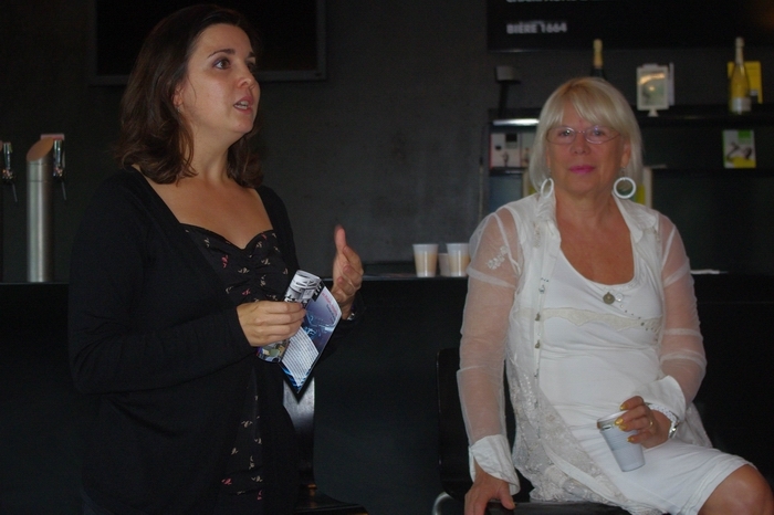 Cindy Pédelaborde et Eliane Lavail au Rocher de Palmer (Ph Paysud)