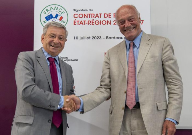 Etat-Région Nouvelle-Aquitaine:contrat signé