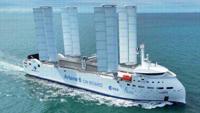Canopée ou le retour du vent  dans la propulsion des navires