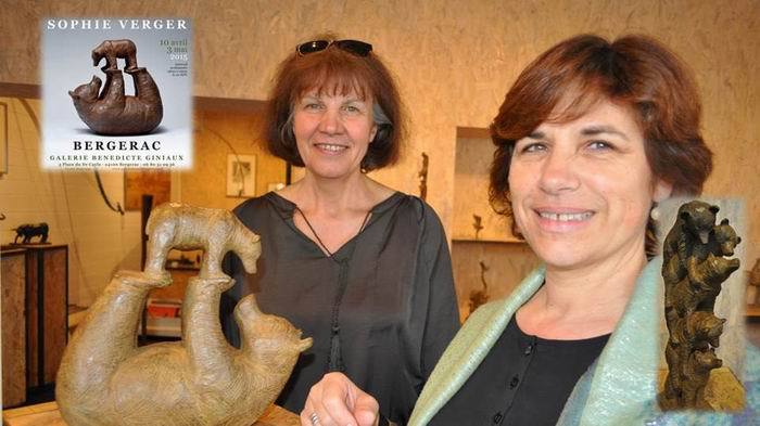 Sophie VERGER expose ses sculptures animalières à Bergerac