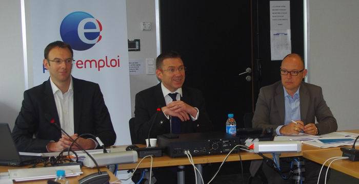 Les responsables de Pôle Emploi Aquitaine (Ph Paysud) Les responsables de Pôle Emploi Aquitaine (Ph Paysud)