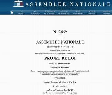 Loi sur le renseignement: levée de bouclier contre la surveillance généralisée des citoyens Loi sur le renseignement: levée de bouclier contre la surveillance généralisée des citoyens