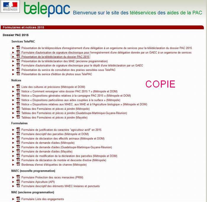 Le dossier sur Télépac:une centaine d'entrées en PDF