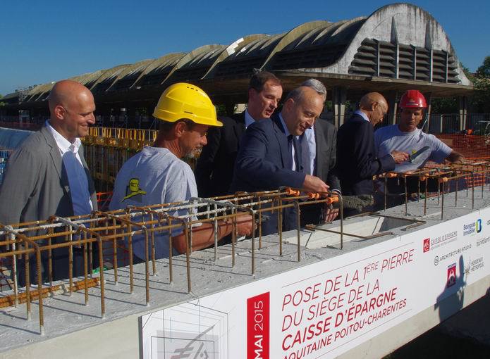 Caisse d'Epargne Aquitaine-Poitou-Charentes: la première à construire dans Bordeaux-Euratlantique Caisse d'Epargne Aquitaine-Poitou-Charentes: la première à construire dans Bordeaux-Euratlantique