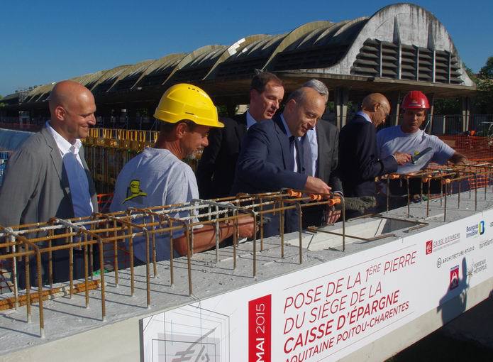 Caisse d'Epargne Aquitaine-Poitou-Charentes: la première à construire dans Bordeaux-Euratlantique