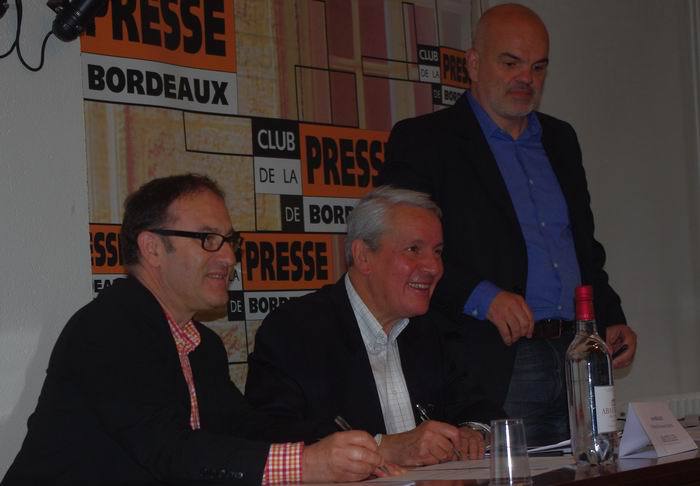 Signature d'un partenariat au Club de la Presse de Bordeaux (ph Paysud)