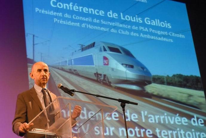 Louis Gallois plaide la cause de la LGV devant le Grand Montauban