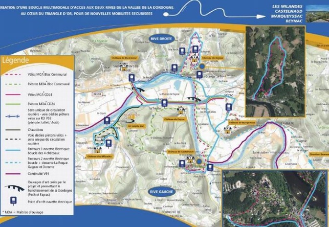 Carte du nouveau projet (dossier commission d'enquête)