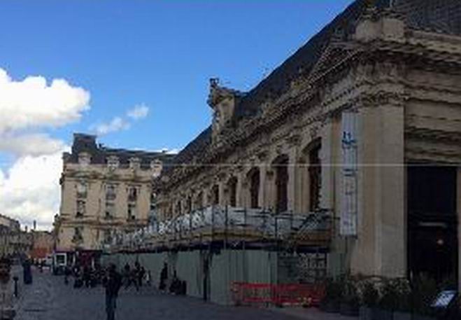 Les marquises de la gare Saint-Jean avaient un  trait un peu vieux...