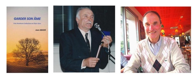 De g. à d. :le livre, Jean Abadie en 1993, Philippe Abadie (ph DR) De g. à d. :le livre, Jean Abadie en 1993, Philippe Abadie (ph DR)