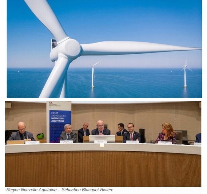 La Nouvelle-Aquitaine se lance dans l'éolien flottant