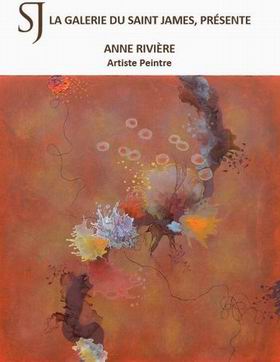 Anne Rivière à la galerie du Saint-James à Bouliac (33)