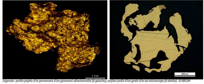 Des travaux du BRGM permettent d'établir la traçabilité de l'or