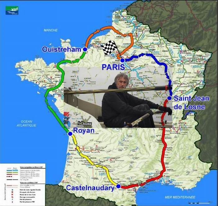 Le nouveau défi  de Charles Hedrich: le Tour de France à la rame 