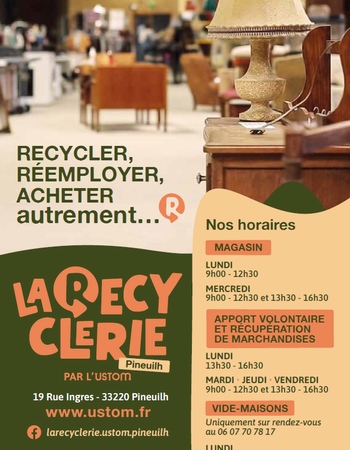 Une recyclerie inaugurée à Pineuilh