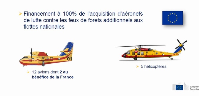 Incendies:soutien actif fe l'UE Incendies:soutien actif fe l'UE