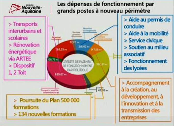 Nouvelle-Aquitaine:un budget sur fond de critiques