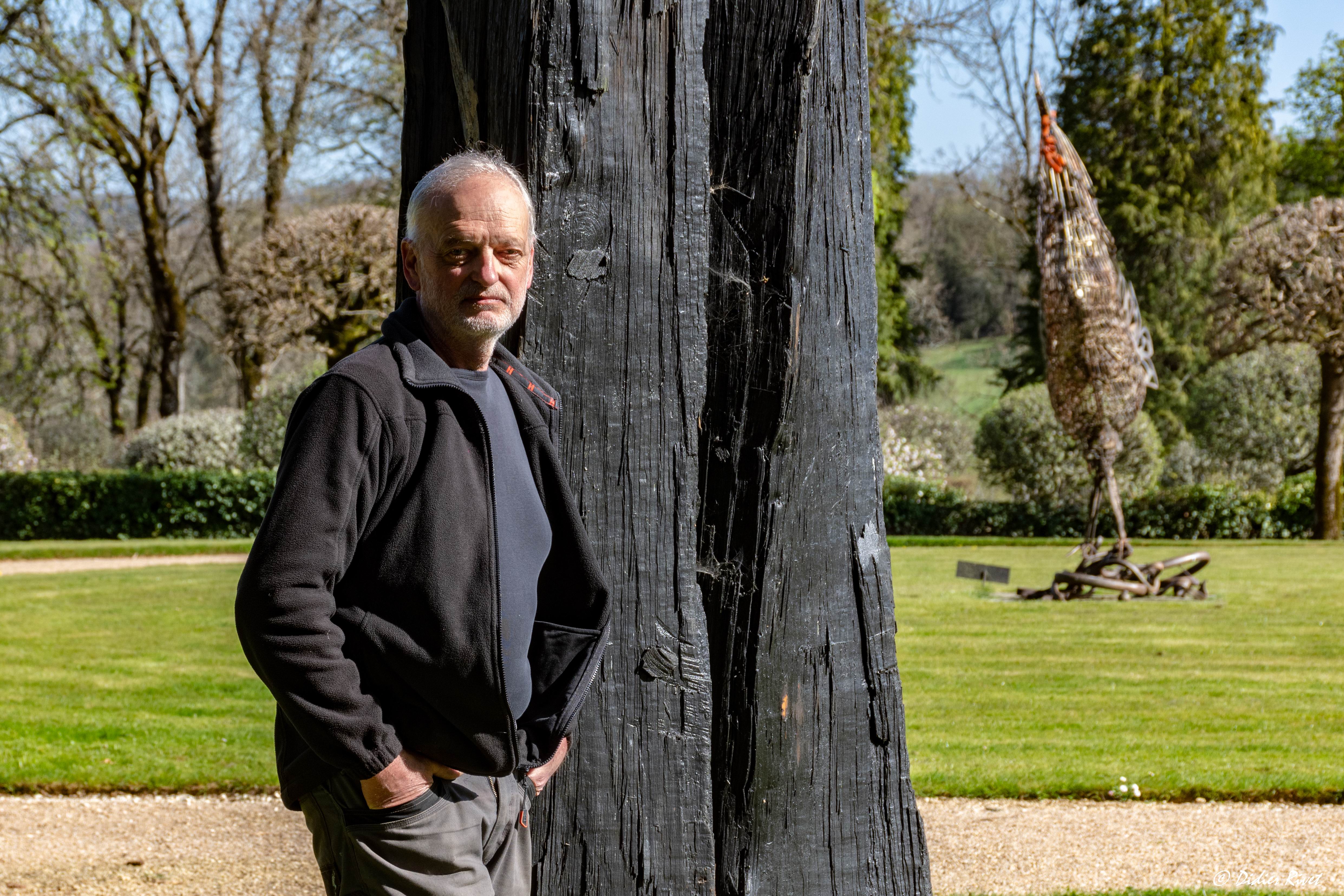 Christian Lapie à Eyrignac(ph Didier Rivet)