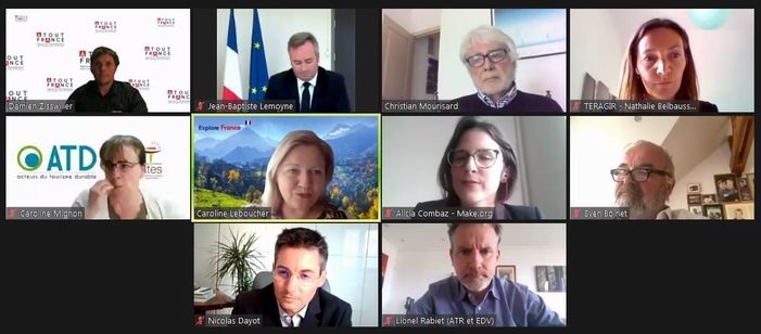 Présentation du projet en visioconférence (DR)
