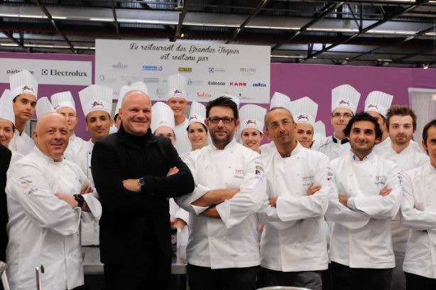 Les chefs autour de Philippe Etchebest (DR)