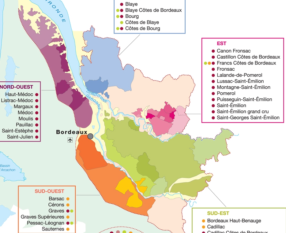 Carte CIVB