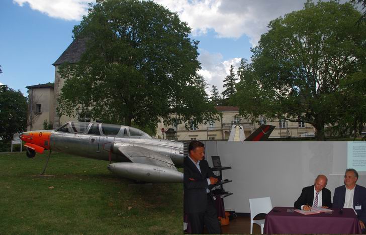 Le château du site-signature de convention avec INRIA (ph Paysud)