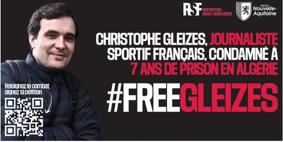 La Nouvelle-Aquitaine soutient Christophe Gleizes