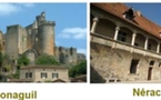 Les châteaux de Bonaguil et Nérac sites majeurs de l'Aquitaine
