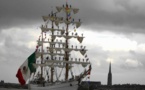 Solitaire du Figaro:tous derrière le Cuauhtemoc à Bordeaux