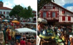 Marché de la mi-septembre:La Bastide-Clairence a du pot