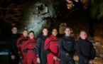 Les pompiers de Paris au gouffre de Padirac