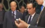 François Hollande inaugure la Cité du Vin entourée d'un no mans land