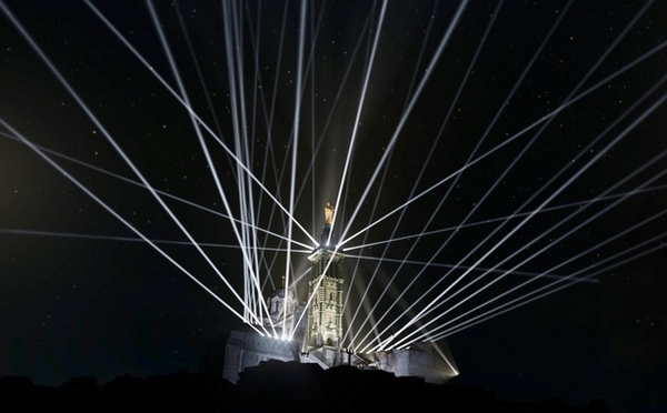 Marseille:grand spectacle en vue à Notre-Dame de la Garde