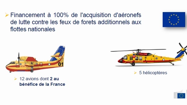 Incendies:soutien actif fe l'UE
