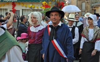 Félibrée:l'heure du défilé Félibrée:l'heure du défilé